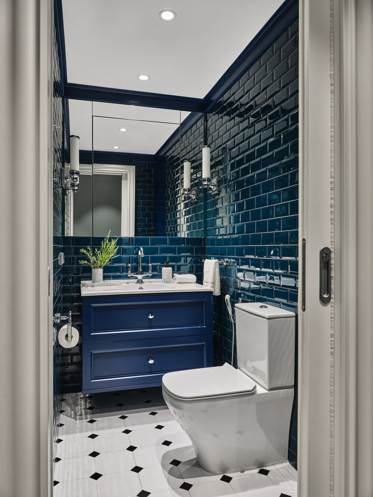 Фотография: Ванная в стиле Современный, Квартира, Проект недели, Москва, 4 и больше, Более 90 метров, Карина Сейфуль-Мулюкова – фото на INMYROOM