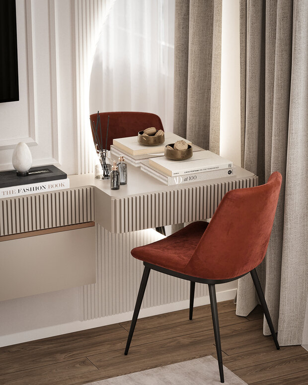 Фото из портфолио Дизайн интерьера квартиры в ЖК «ОМ» в стиле современной классики – фотографии дизайна интерьеров на INMYROOM