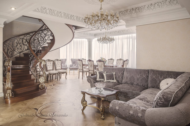 Фото из портфолио Пентхаус на Проспекте Вернадского – фотографии дизайна интерьеров на InMyRoom.ru