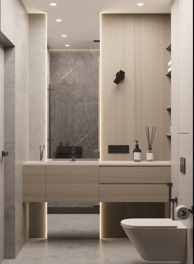 Фото из портфолио #designproject_AM – фотографии дизайна интерьеров на INMYROOM