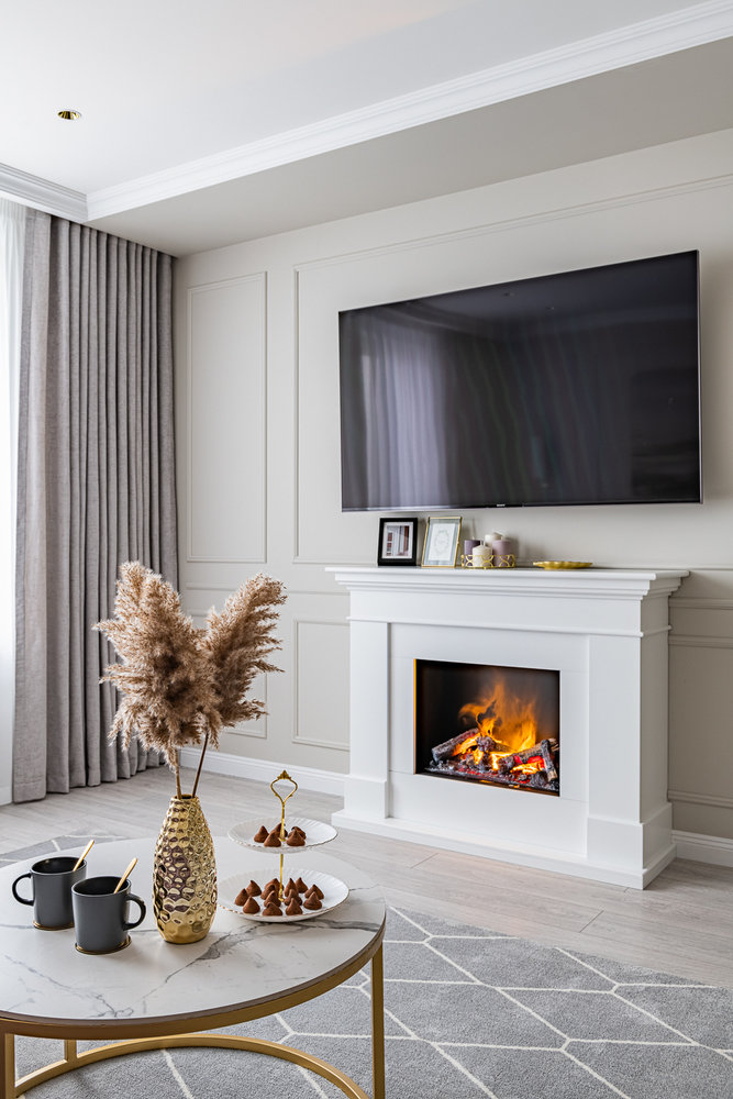 Фотография: Гостиная в стиле Классический, Современный, Квартира, Проект недели, Москва, 4 и больше, Более 90 метров, Анна Шаповалова – фото на INMYROOM