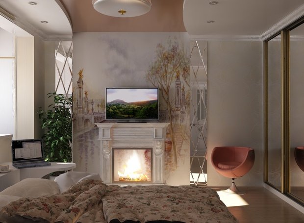 Фото из портфолио Двухкомнатная квартира в Москве – фотографии дизайна интерьеров на INMYROOM