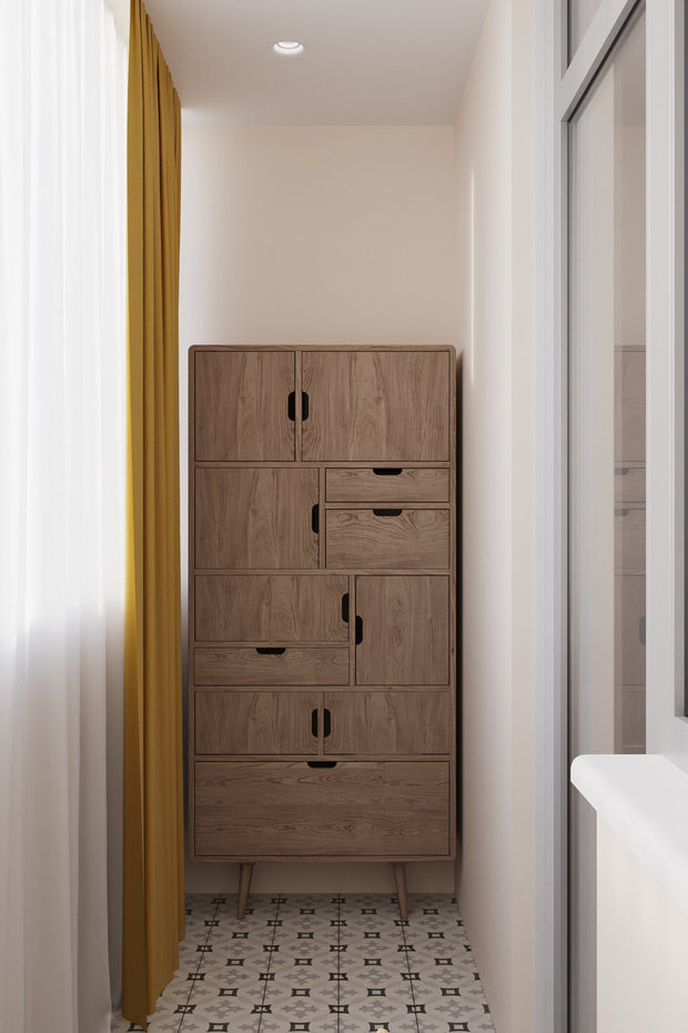 Фото из портфолио Квартира 57 кв.м. в стиле эклектика ЖК на Симоновском. – фотографии дизайна интерьеров на INMYROOM