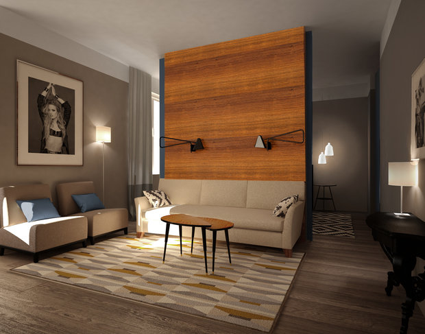 Фото из портфолио Квартира для девушки – фотографии дизайна интерьеров на INMYROOM
