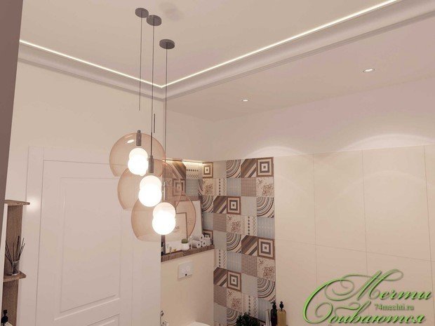 Фото из портфолио Лёгкая неоклассика в ванных комнатах – фотографии дизайна интерьеров на INMYROOM