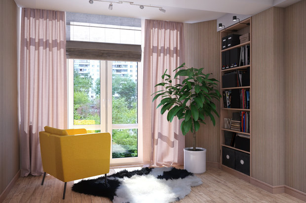 Фото из портфолио Желтый цвет в интерьере – фотографии дизайна интерьеров на INMYROOM