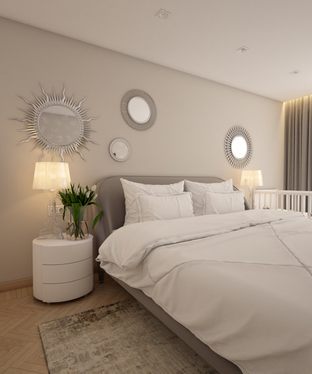 Фотография: Спальня в стиле Скандинавский, Современный – фото на InMyRoom.ru