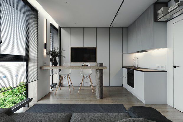 Фото из портфолио Studio in Moscow – фотографии дизайна интерьеров на INMYROOM