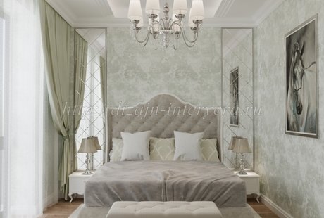 Проект спальни в ЖК «Green Park»