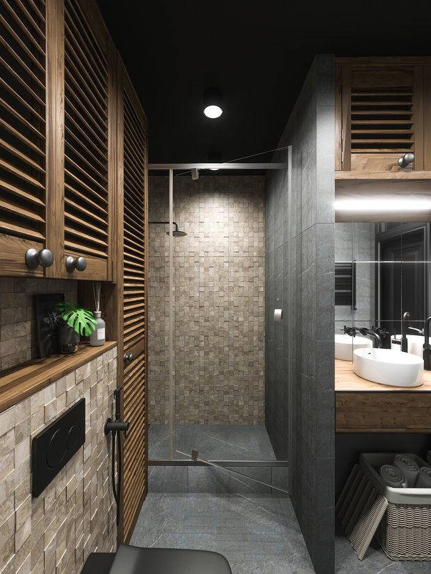 Фото из портфолио Квартира лофт 2 – фотографии дизайна интерьеров на INMYROOM