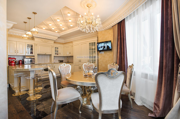 Фото из портфолио Фото классической кухни по проекту от Батенькофф  – фотографии дизайна интерьеров на InMyRoom.ru
