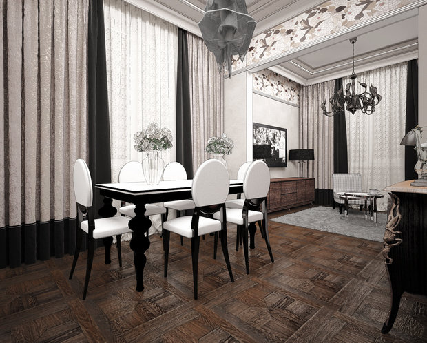 Фото из портфолио "Капуччино" - квартира в Москве. – фотографии дизайна интерьеров на INMYROOM