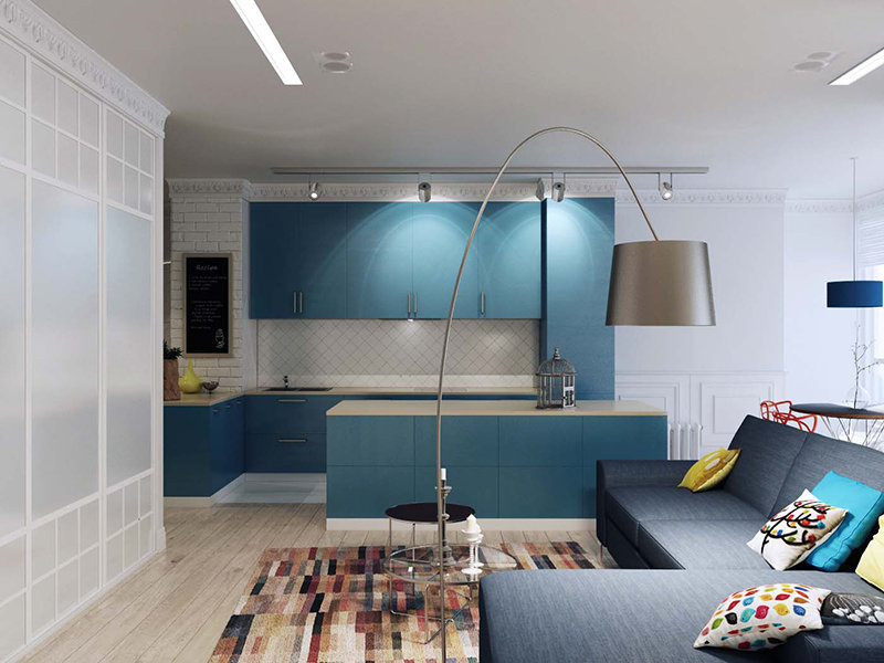 Фото из портфолио Просторная квартира для молодой девушки. – фотографии дизайна интерьеров на INMYROOM Фото из портфолио Просторная квартира для молодой девушки. – фотографии дизайна интерьеров на INMYROOM