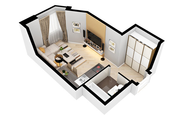 Фото из портфолио 3D-планировки – фотографии дизайна интерьеров на INMYROOM