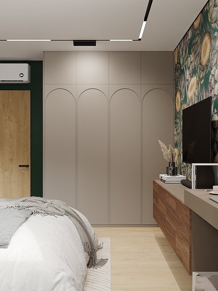 Фотография: Спальня в стиле Современный, Эклектика, Прихожая, Квартира, Проект дня, Санкт-Петербург, Юлия Чернова, 4 и больше, 60-90 метров – фото на INMYROOM Фотография: Спальня в стиле Современный, Эклектика, Прихожая, Квартира, Проект дня, Санкт-Петербург, Юлия Чернова, 4 и больше, 60-90 метров – фото на INMYROOM