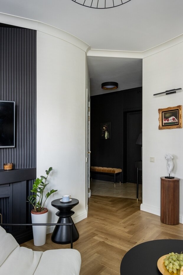 Фотография: Гостиная в стиле Прованс и Кантри, Современный, Эклектика, Винтажный, Малогабаритная квартира, Квартира, Студия, Проект недели, Санкт-Петербург, 40-60 метров, Мария Качкина – фото на INMYROOM