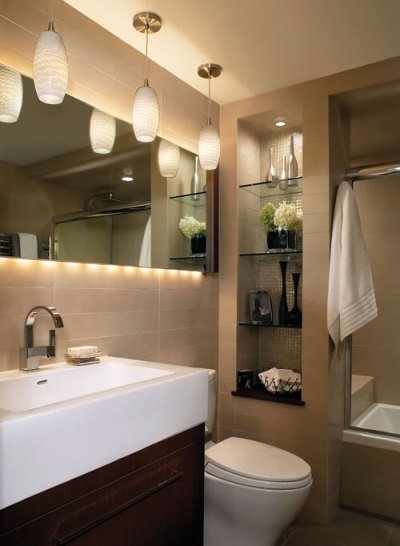 Фотография: Ванная в стиле Современный, Декор интерьера, Мебель и свет – фото на INMYROOM Фотография: Ванная в стиле Современный, Декор интерьера, Мебель и свет – фото на INMYROOM