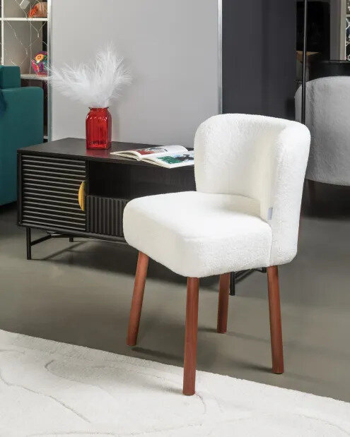 В продаже Кресло без подлокотников Cosiness белого цвета — купить по ...