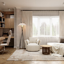 Фото из портфолио Интерьер дома из бруса на новой риге – фотографии дизайна интерьеров на INMYROOM