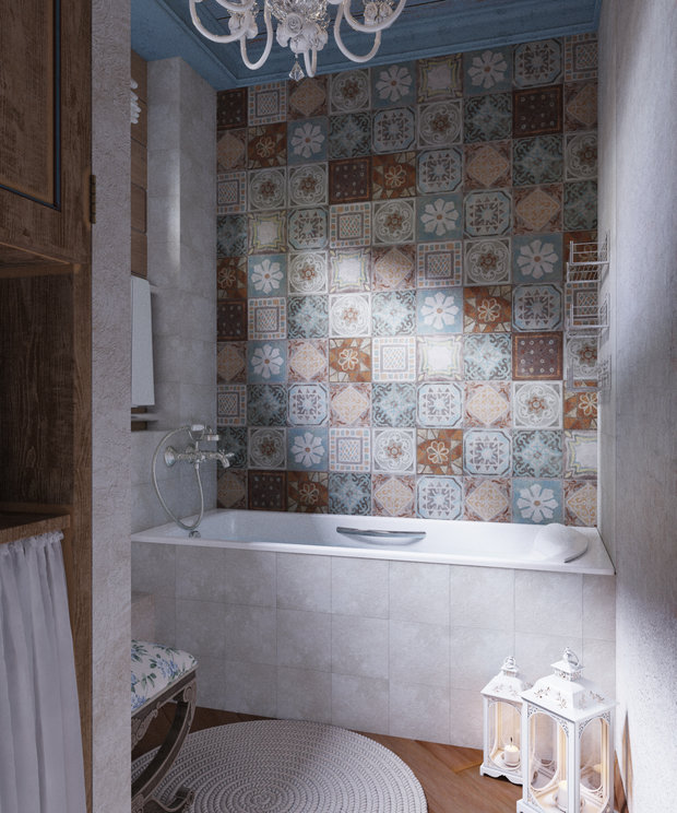 Фото из портфолио Деревенский прованс под Томском – фотографии дизайна интерьеров на INMYROOM