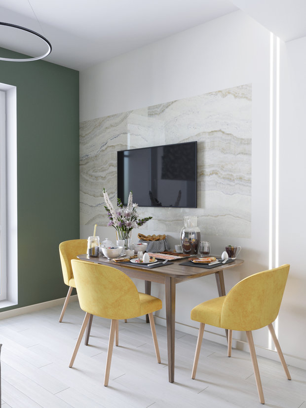 Фото из портфолио В оттенках синего – фотографии дизайна интерьеров на INMYROOM
