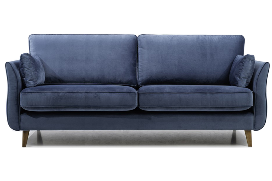 Диван-кровать Коко синего цвета