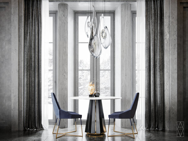 Фото из портфолио Интерьер кв в Москве 180м2 – фотографии дизайна интерьеров на INMYROOM