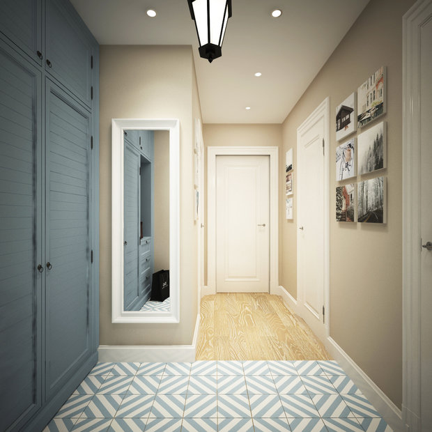 Фотография: Прихожая в стиле Скандинавский, Современный, Квартира, Проект недели, Московская область, Балашиха, новостройка, Монолитный дом, El Trento Design & Interior, 2 комнаты, 40-60 метров – фото на INMYROOM