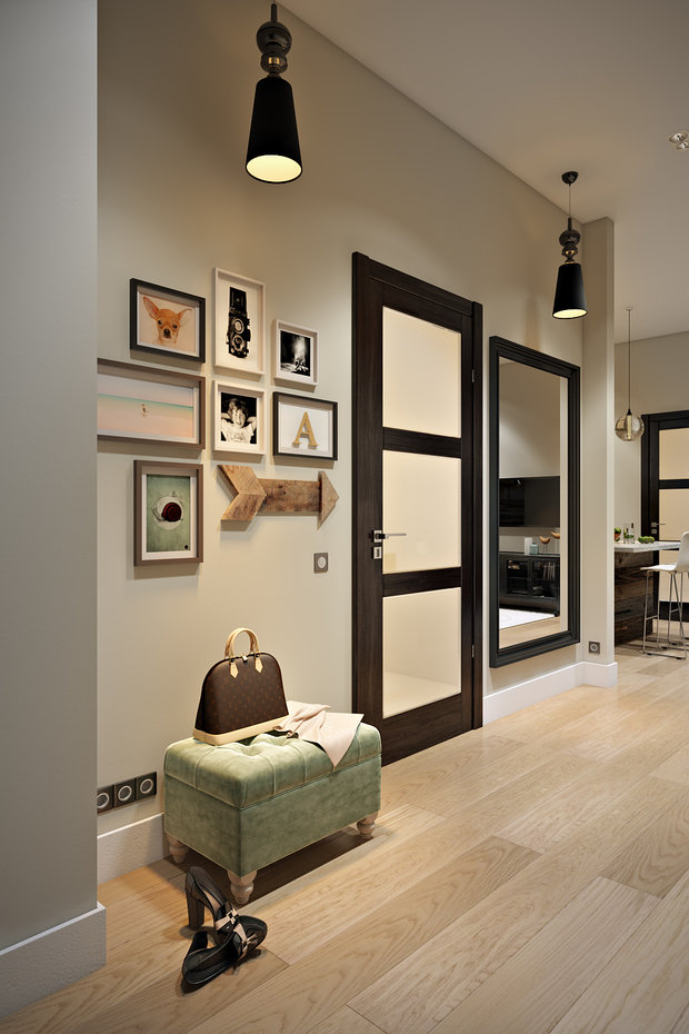 Фотография: Прихожая в стиле Современный, Эко, Лофт, Квартира, Проект недели – фото на INMYROOM