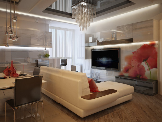 Фото из портфолио квартира 80 м.кв. – фотографии дизайна интерьеров на INMYROOM