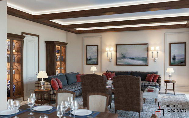 Фото из портфолио "Классическая симфония" – фотографии дизайна интерьеров на INMYROOM