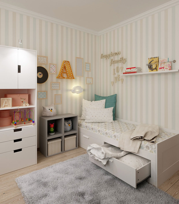 Фотография: Детская в стиле Скандинавский – фото на INMYROOM