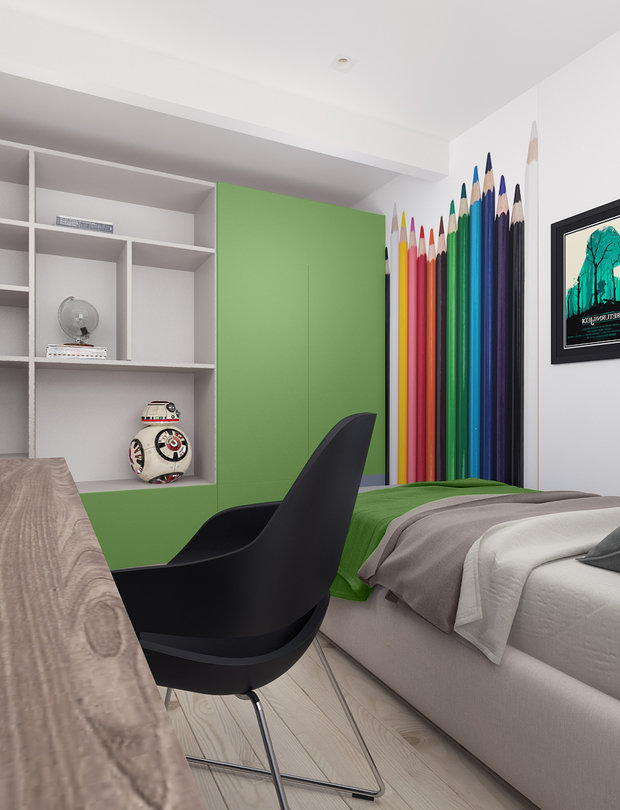 Фото из портфолио Детская спальня – фотографии дизайна интерьеров на INMYROOM