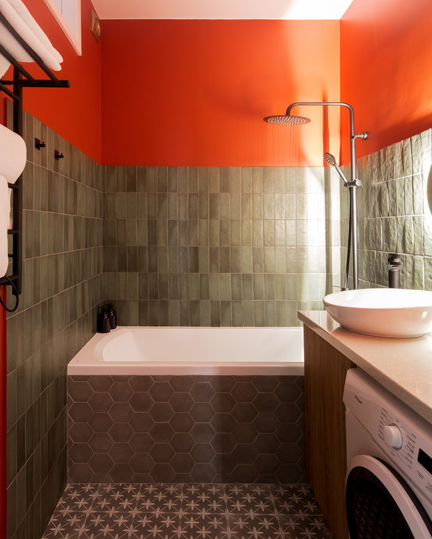 Фотография: Ванная в стиле Современный, Квартира, Проект недели, 2 комнаты, 40-60 метров, 60-90 метров, Ярославль, Елена Бердникова – фото на INMYROOM