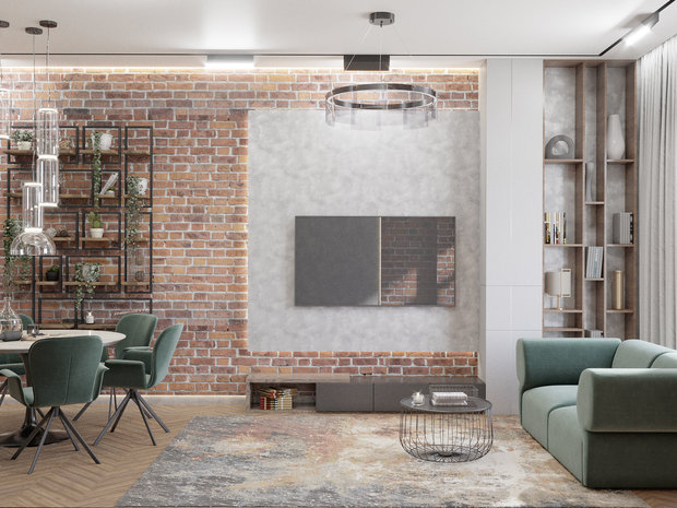 Фото из портфолио Квартира 133 кв.м – фотографии дизайна интерьеров на INMYROOM