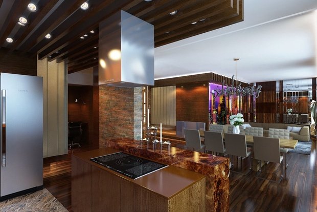 Фото из портфолио Современная квартира ул. Расплетина. – фотографии дизайна интерьеров на INMYROOM