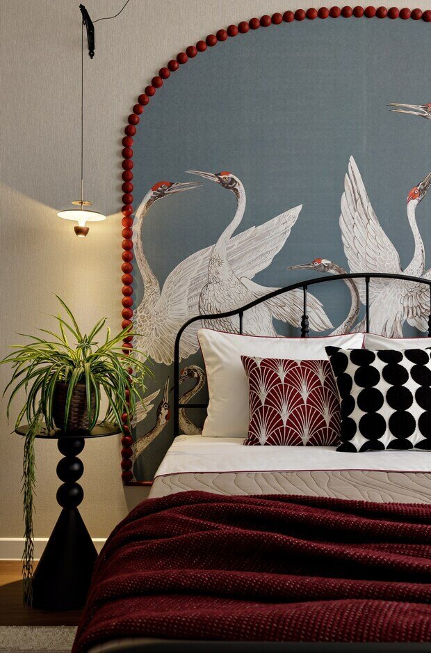 Фотография: Спальня в стиле Современный, Эклектика, Малогабаритная квартира, Квартира, Проект дня, Краснодар, 1 комната, до 40 метров, Ольга Суворова – фото на INMYROOM