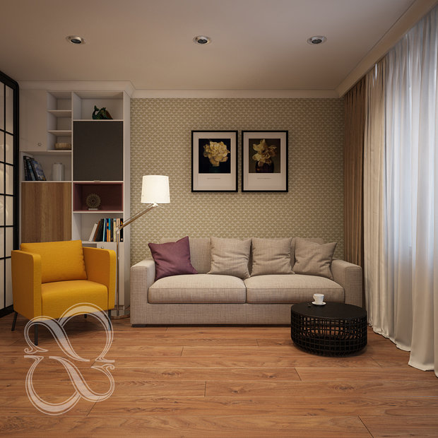 Фото из портфолио Проект: Micro Yellow Life – фотографии дизайна интерьеров на INMYROOM