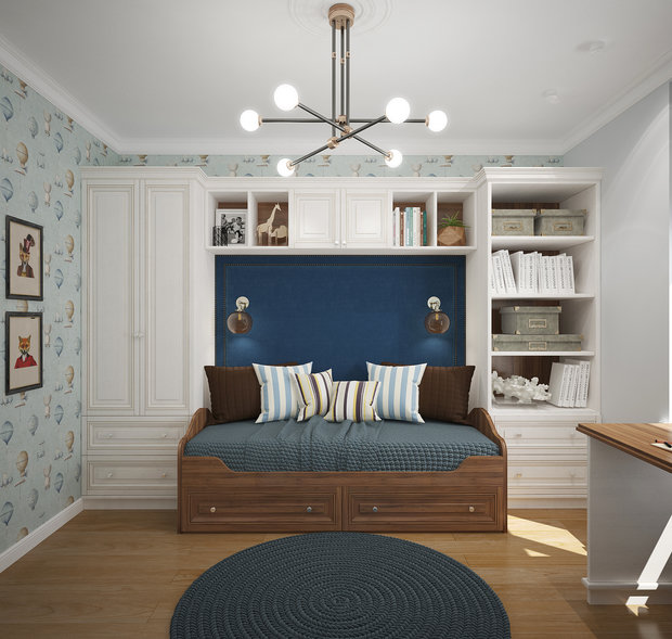 Фотография: Детская в стиле Классический, Квартира, Проект недели, Москва, Сталинка, 3 комнаты, 60-90 метров, «Студия 3-14» – фото на INMYROOM