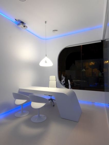 Фотография: Офис в стиле Хай-тек, Дизайн интерьера – фото на INMYROOM