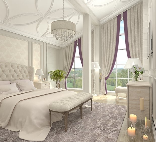 Фото из портфолио Загородный дом оформленный в стиле современной классики – фотографии дизайна интерьеров на INMYROOM