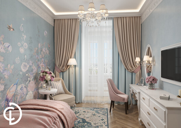 Фото из портфолио Квартира 155 м² на ул. Остоженка – фотографии дизайна интерьеров на INMYROOM