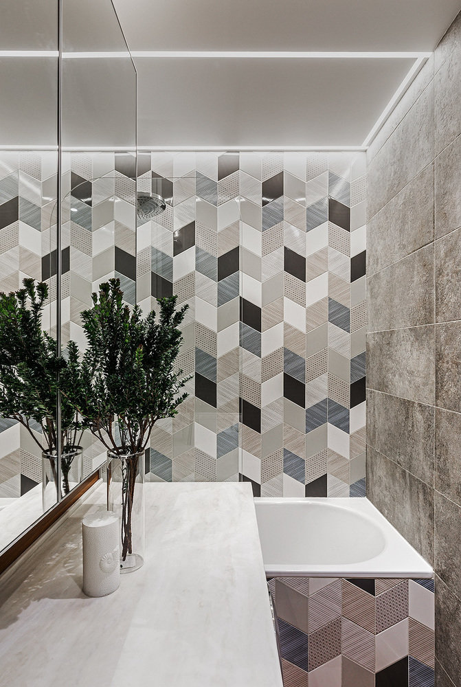 Фотография: Ванная в стиле Современный, Квартира, Проект дня, Москва, 4 и больше, Более 90 метров, Бюро IVA – фото на INMYROOM