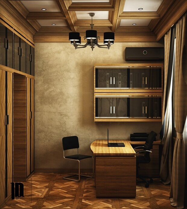 Фото из портфолио Офис для адвоката. Вариант 3 – фотографии дизайна интерьеров на INMYROOM