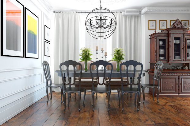 Фотография: Кухня и столовая в стиле Эклектика, Лофт, Квартира, Дома и квартиры – фото на INMYROOM