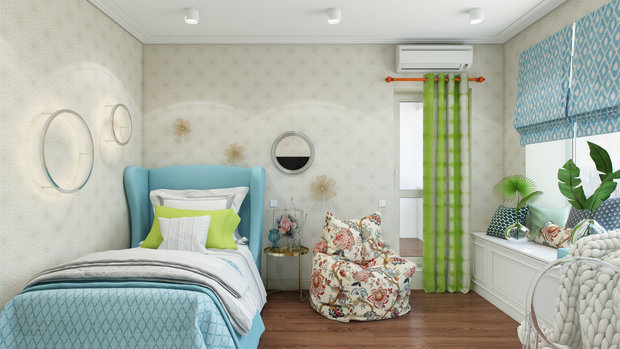 Фото из портфолио Интерьер детской комнаты для девочки II – фотографии дизайна интерьеров на INMYROOM