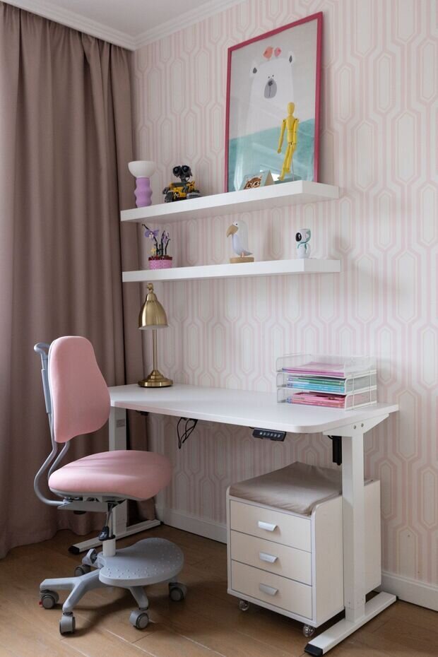 Фотография: Детская в стиле Современный, Минимализм, Квартира, Проект дня, Москва, 3 комнаты, 60-90 метров, современный с элементами минимализма – фото на INMYROOM