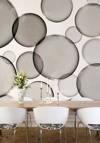 Фотография: Кухня и столовая в стиле Современный, Декор интерьера, Декор дома, Обои, Стены – фото на INMYROOM