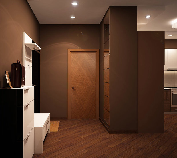 Фото из портфолио Прихожая 3-к квартира по ул.Шамшурина – фотографии дизайна интерьеров на INMYROOM