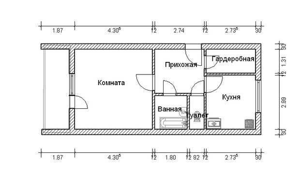 Фото из портфолио Моя переделанная типовая однушка – фотографии дизайна интерьеров на INMYROOM